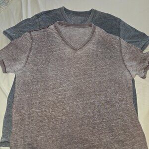 2 Lucky Brand V Neck T Shirts